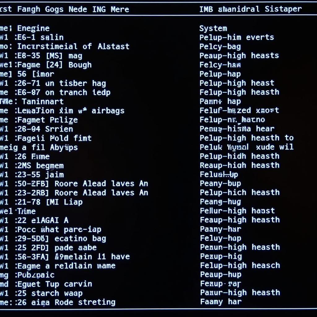 Diagnostic Trouble Codes (DTCs)