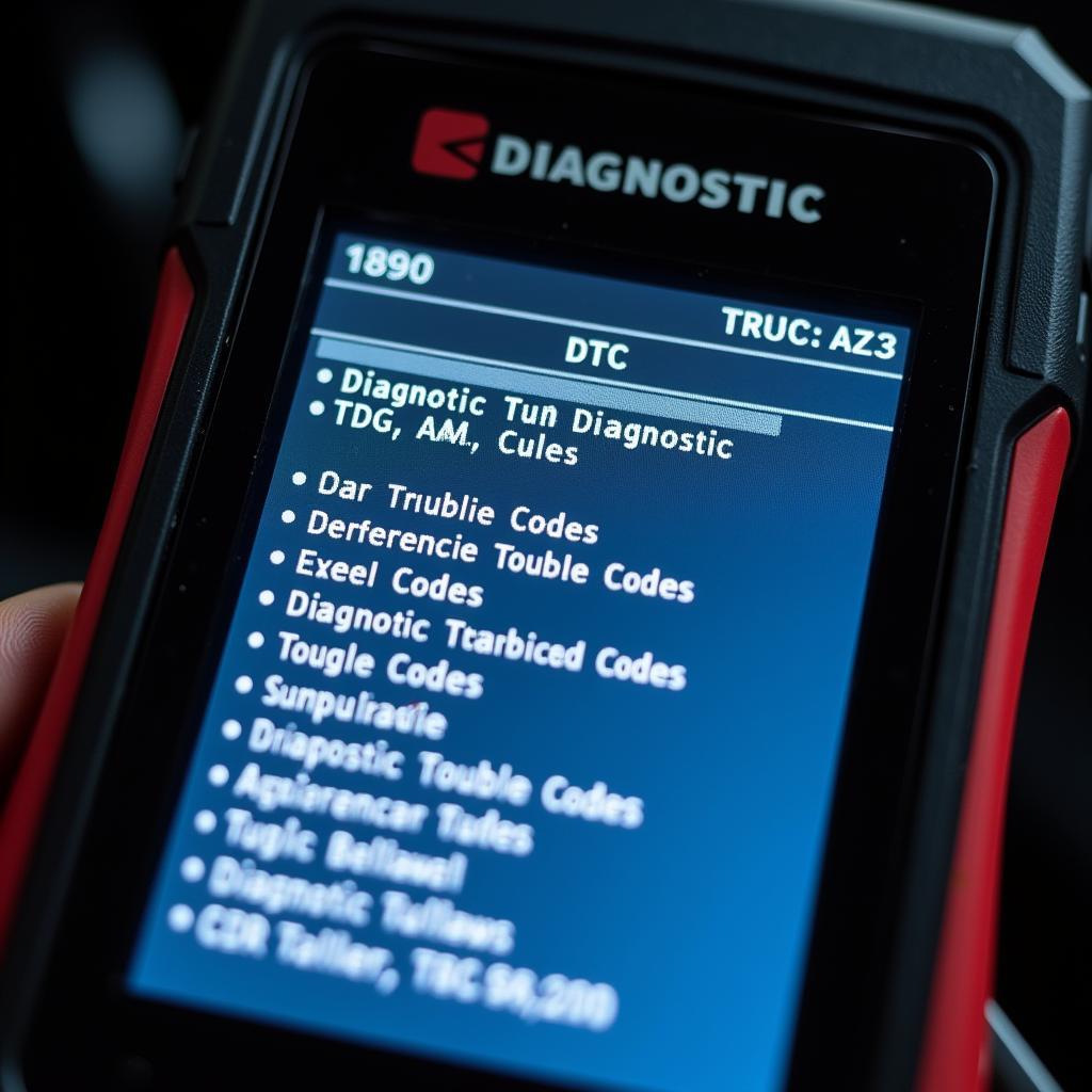 Diagnostic Trouble Codes (DTCs) on a Scan Tool