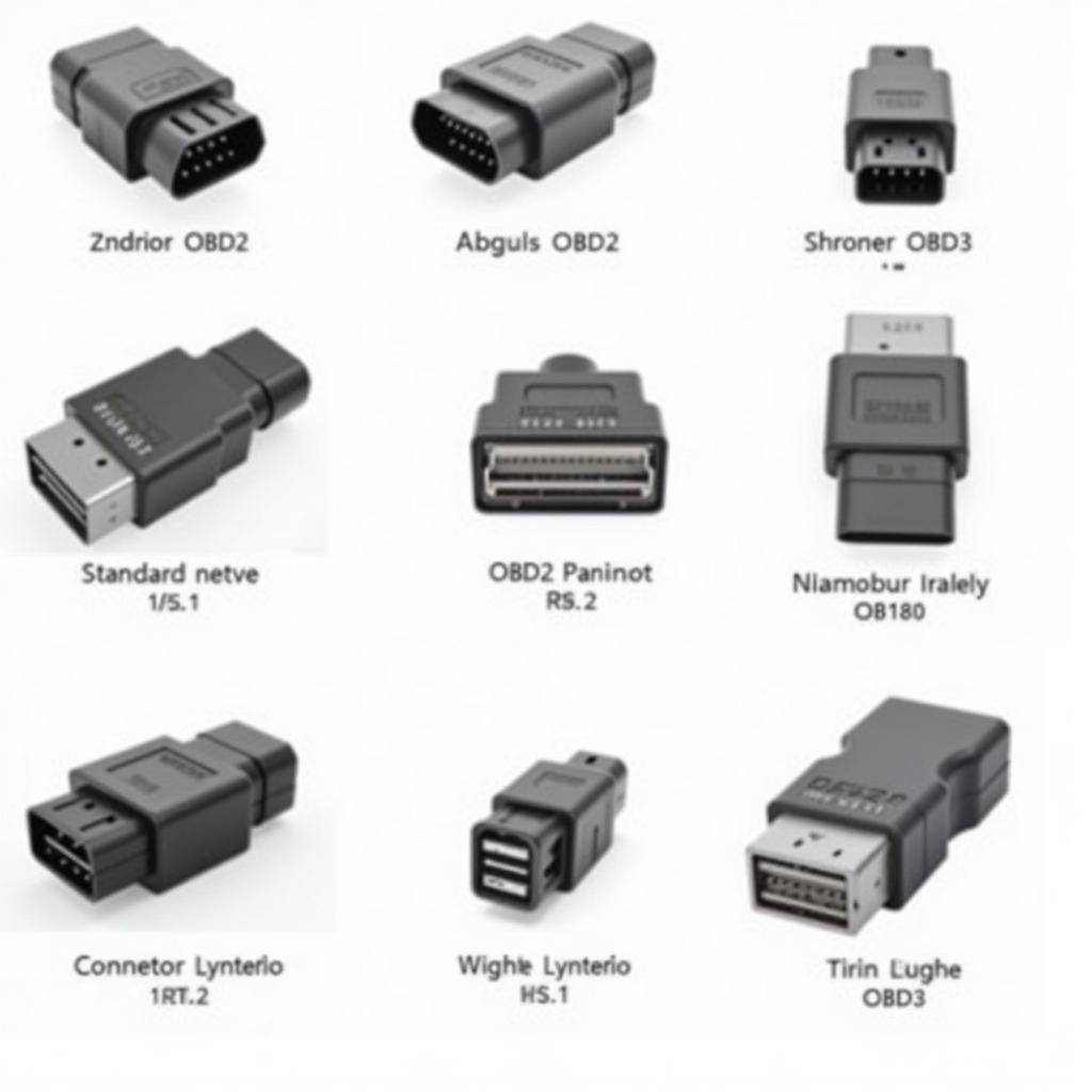 Different Car Diagnostic Connector Types