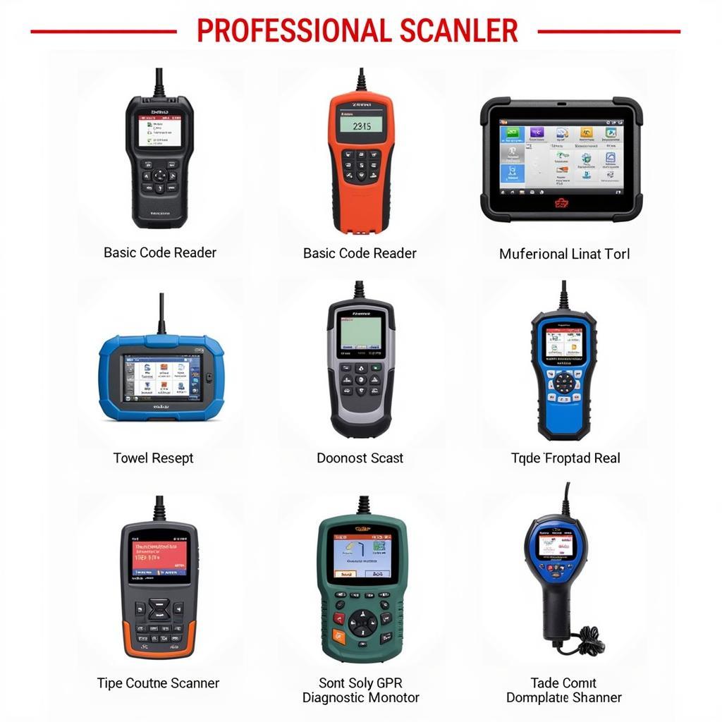 Different Car Diagnostic Scanners