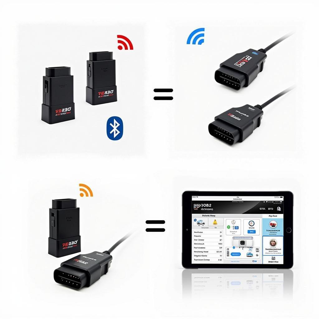 OBD2 Adapters and Diagnostic App Interface