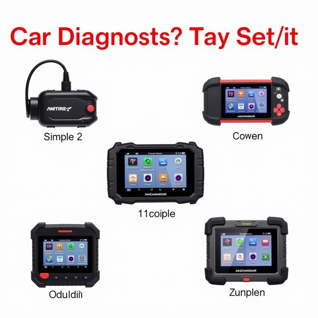 Various Car Diagnostic Tools for Different Users