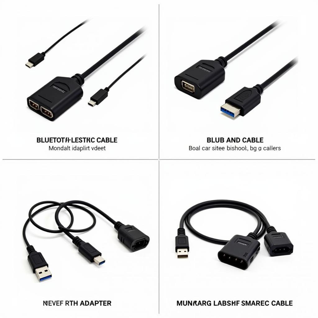 Various Car Diagnostic Cables