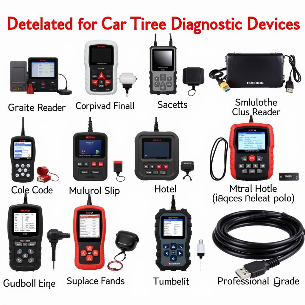 Various car diagnostic devices for different needs