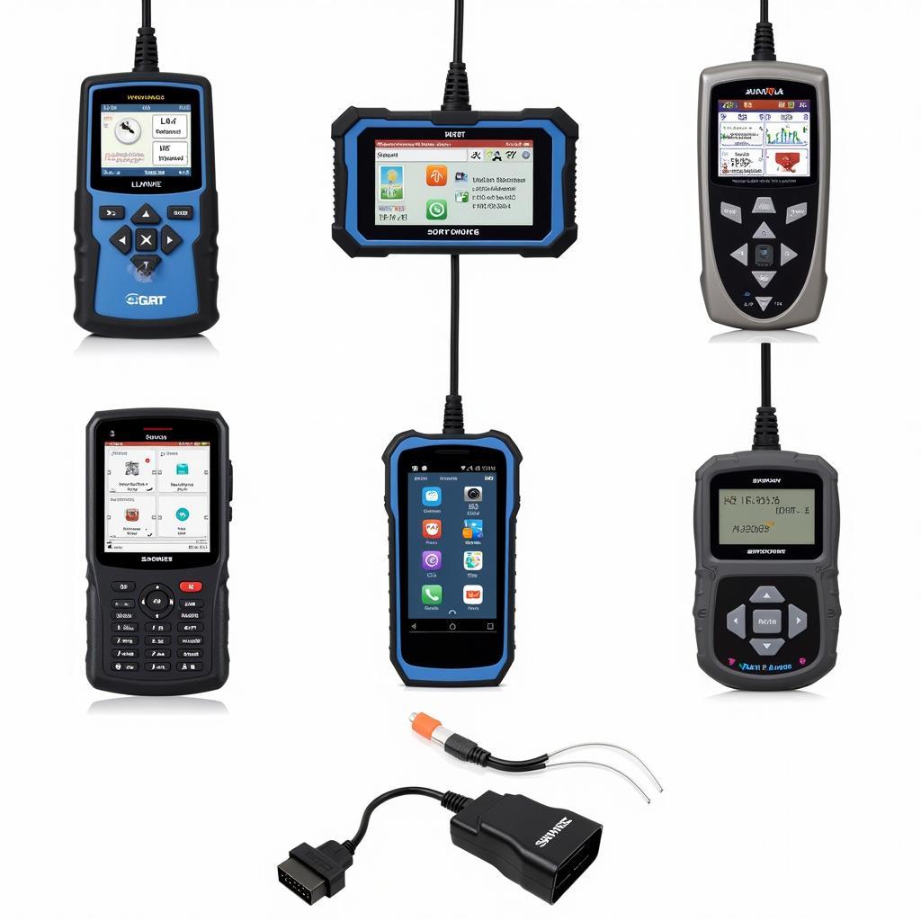 Array of Diagnostic Tools for Modern Cars