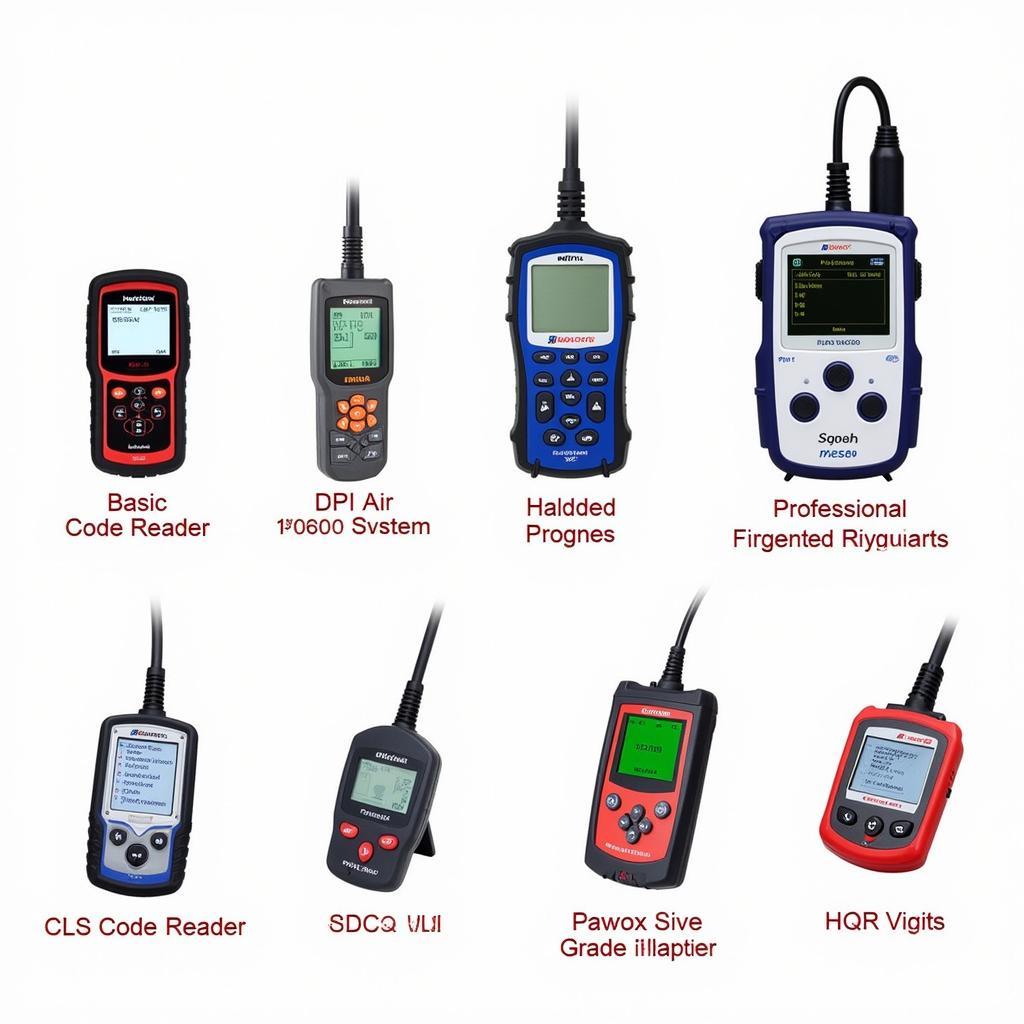 Various car engine diagnostic devices for different needs and budgets