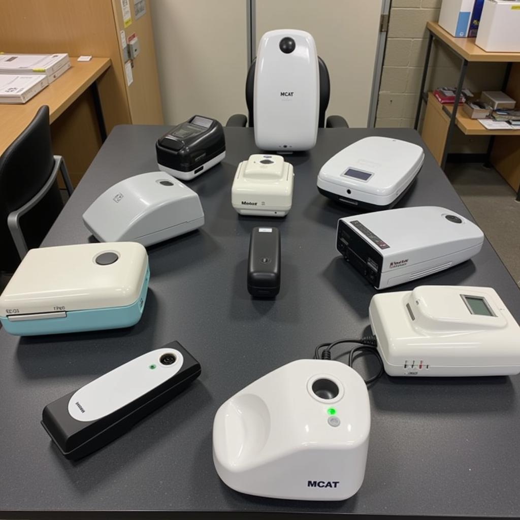 Various MCAT Diagnostic Scanners on Display