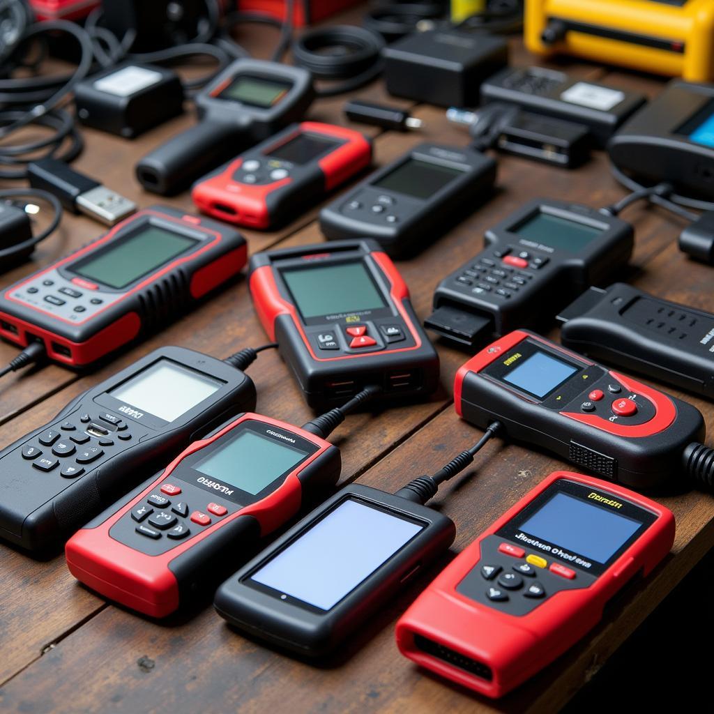 Various types of OBD-II scanners