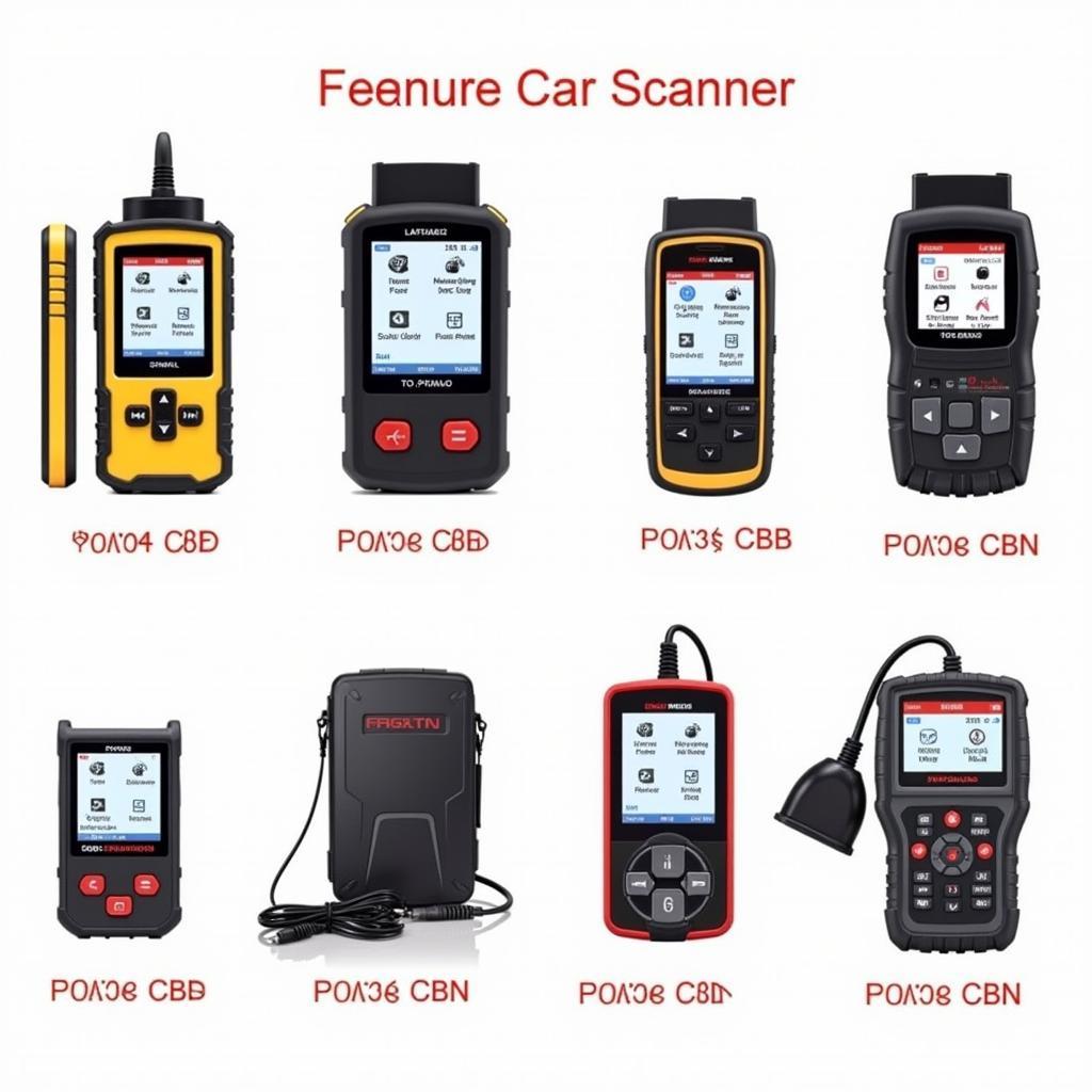 Various OBD2 Scanners Available