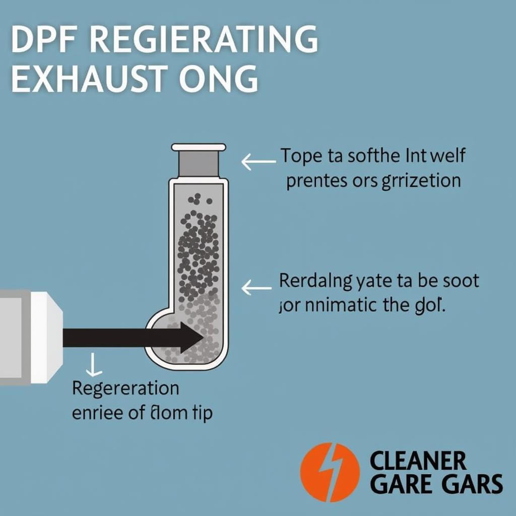 DPF Regeneration Process Schematic