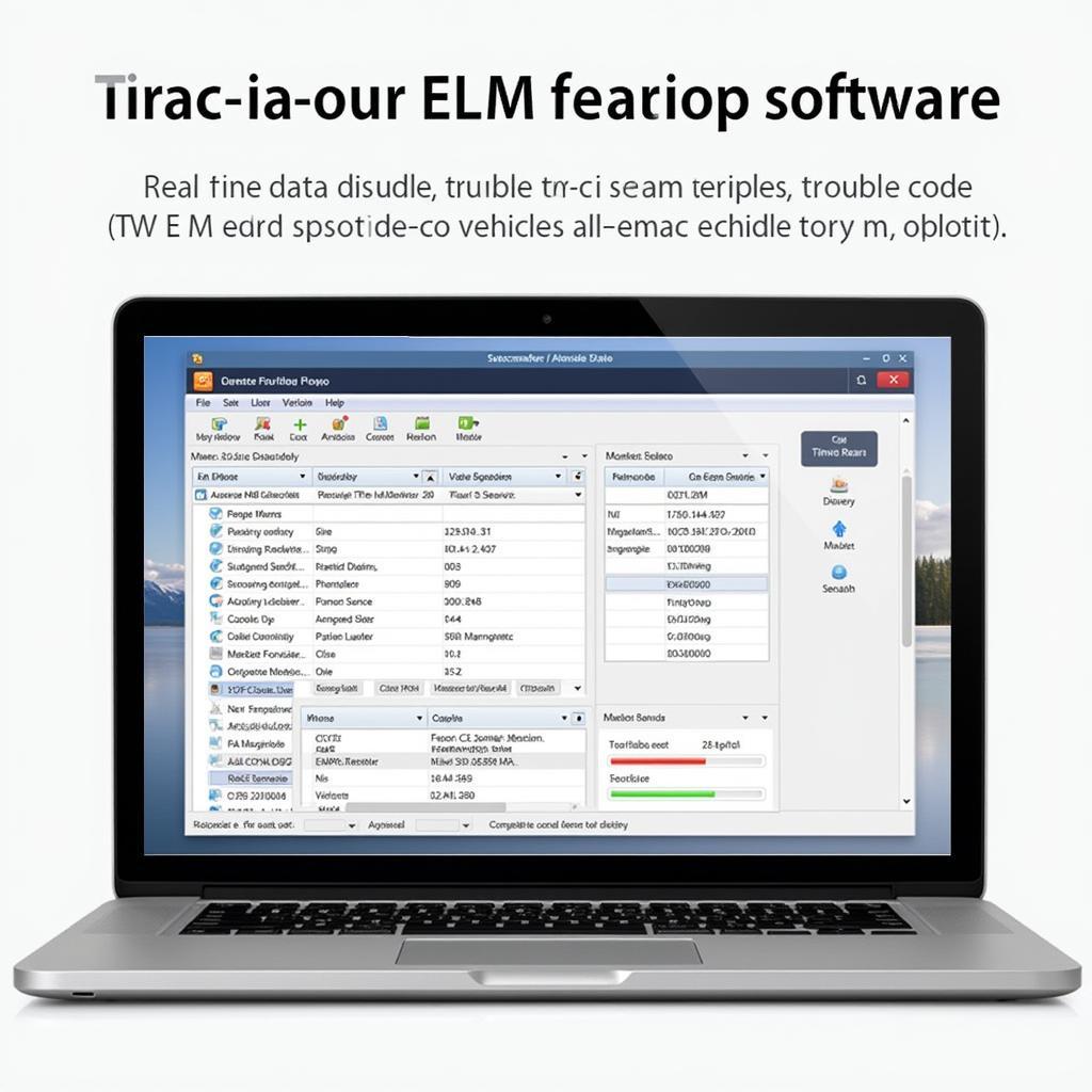 ELM Car Diagnostic Software Interface