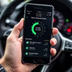 Modern Car Diagnostic App Interface