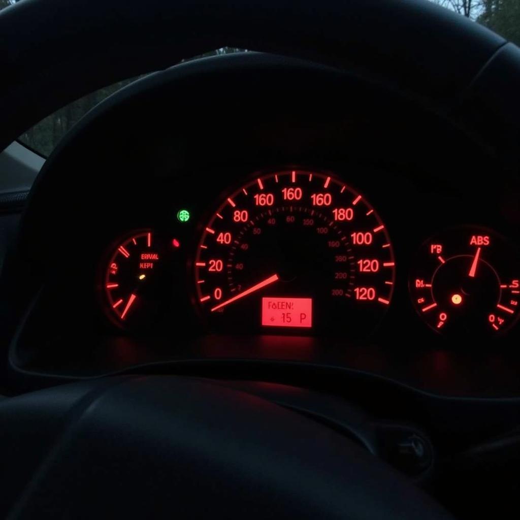 2005 Ford Focus dashboard warning lights