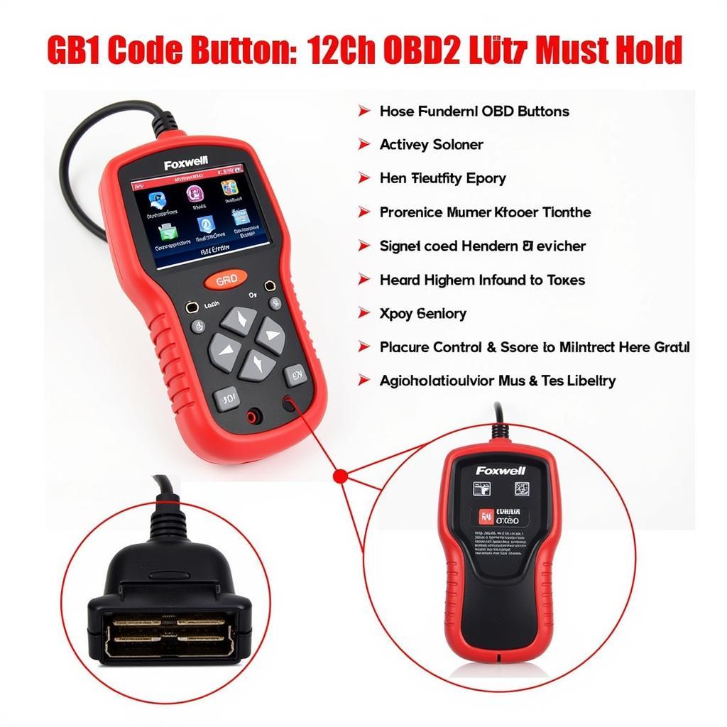 Foxwell NT301 OBD2 Scanner Features