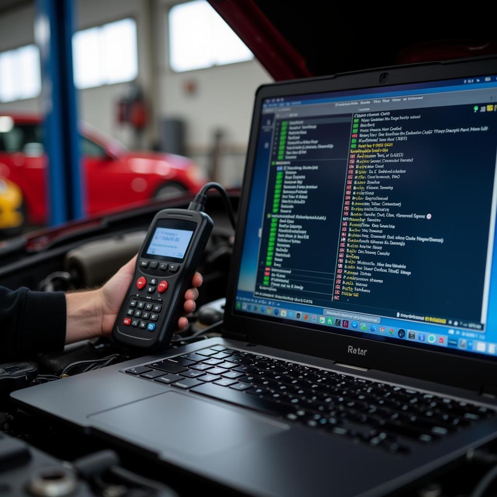 Free Car Diagnostic Scan in Progress