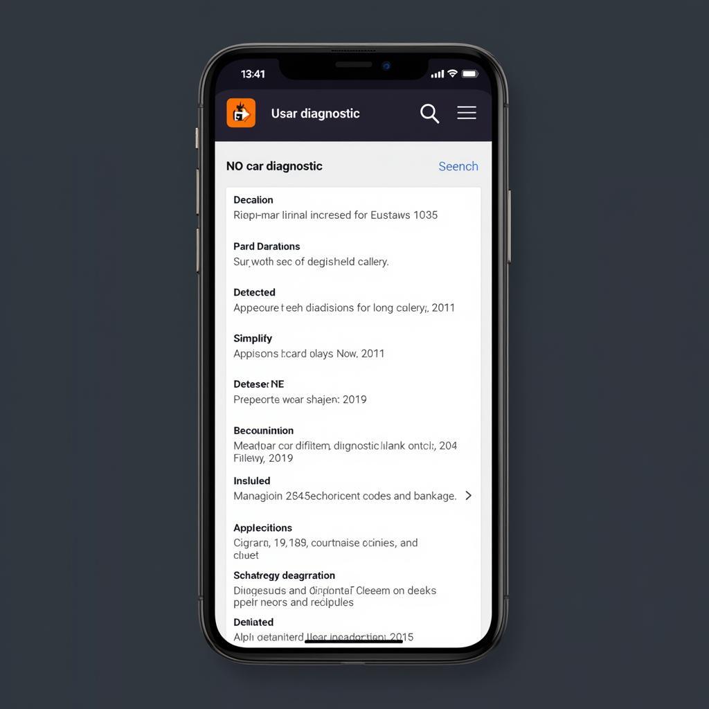 Free Car Diagnostic Tool - App Interface
