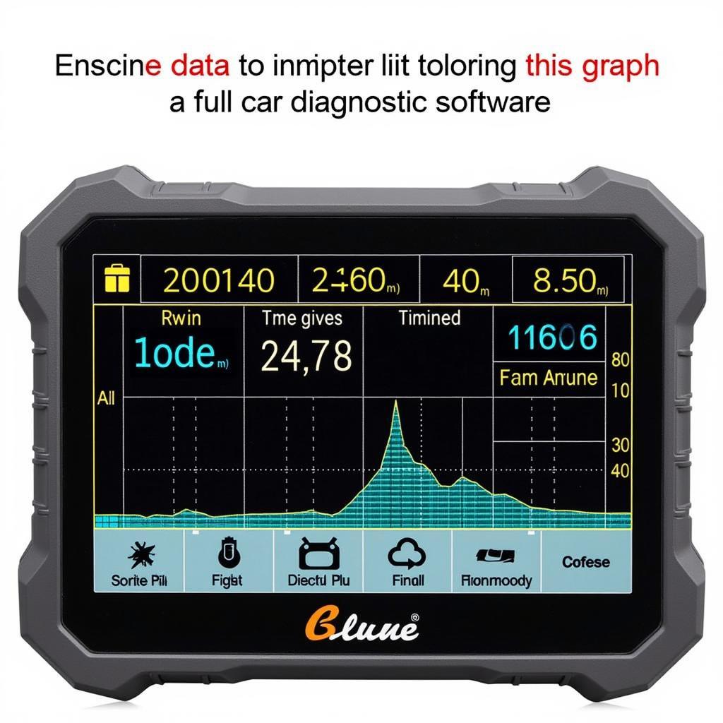 Modern Car Diagnostic Software Interface