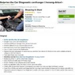 Groupon car diagnostic deal screenshot