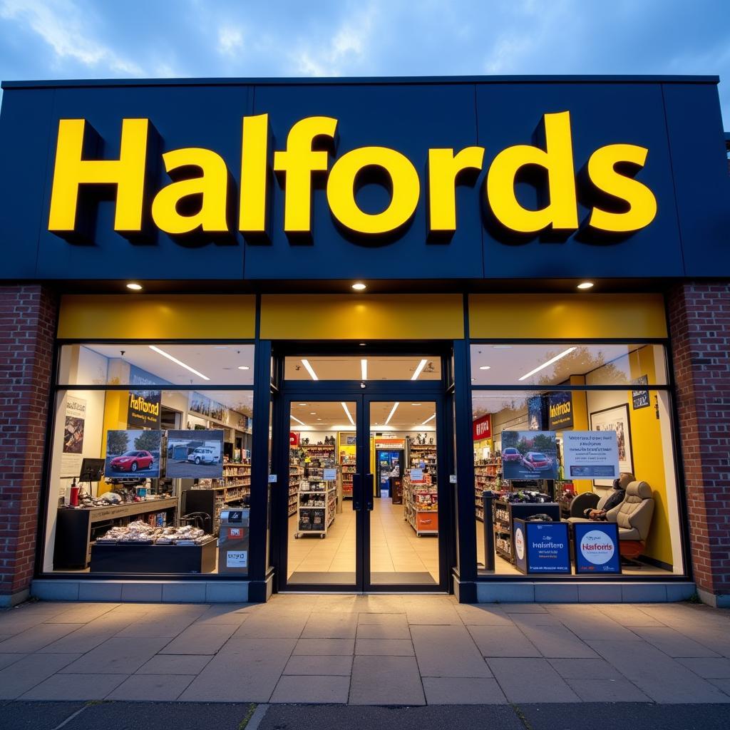 Halfords Storefront