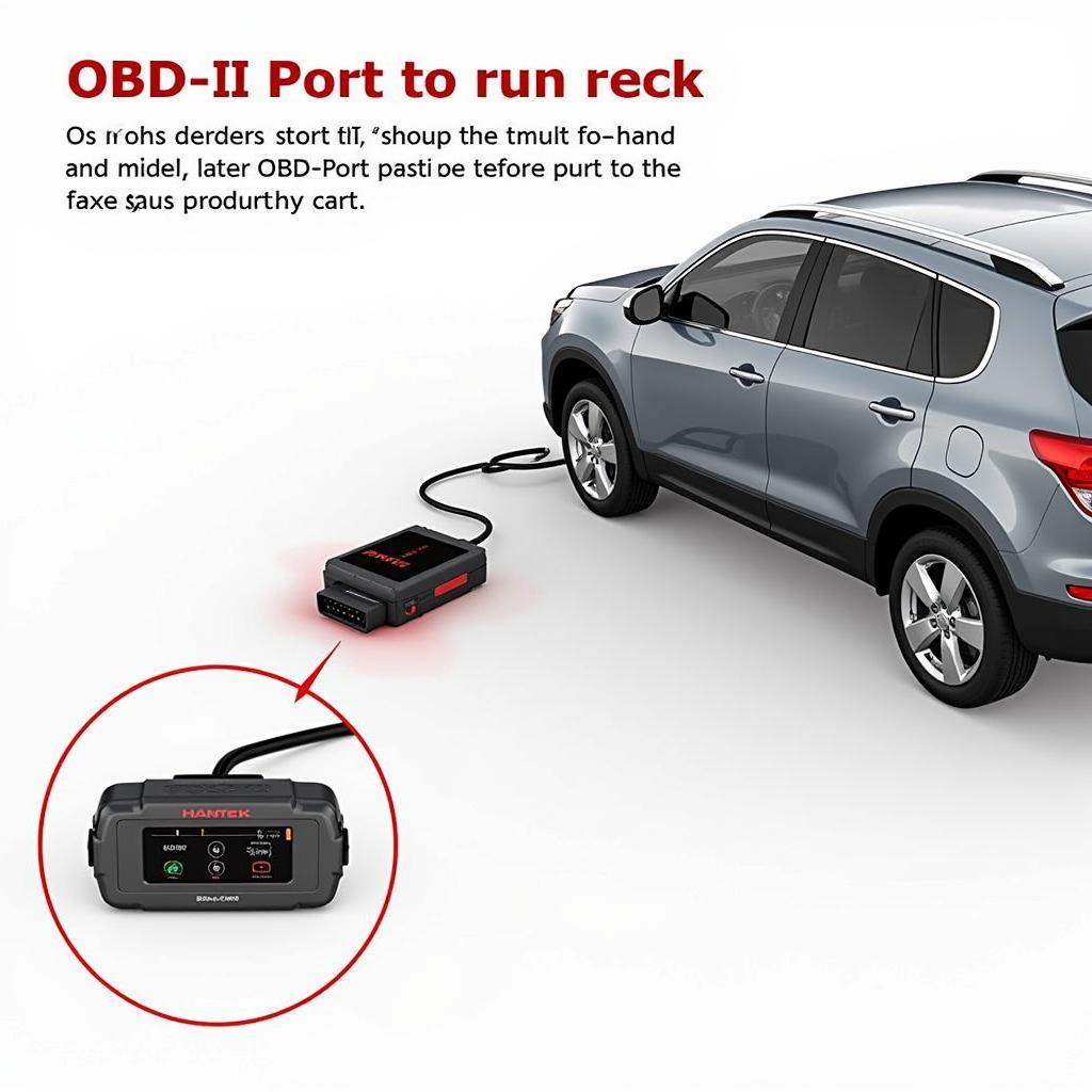 Hantek 6022BE Connected to a Car's OBD-II Port