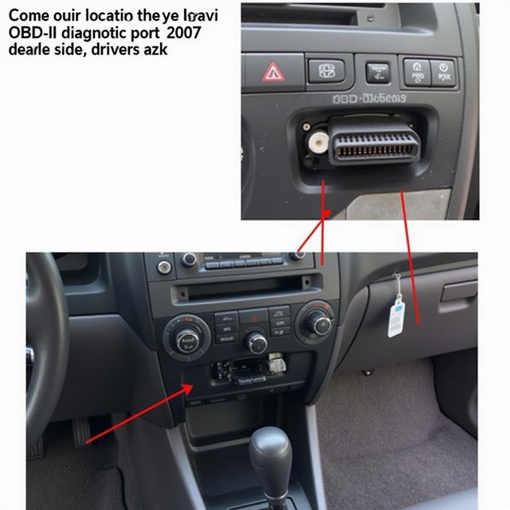 2007 Honda CRV Diagnostic Port Location