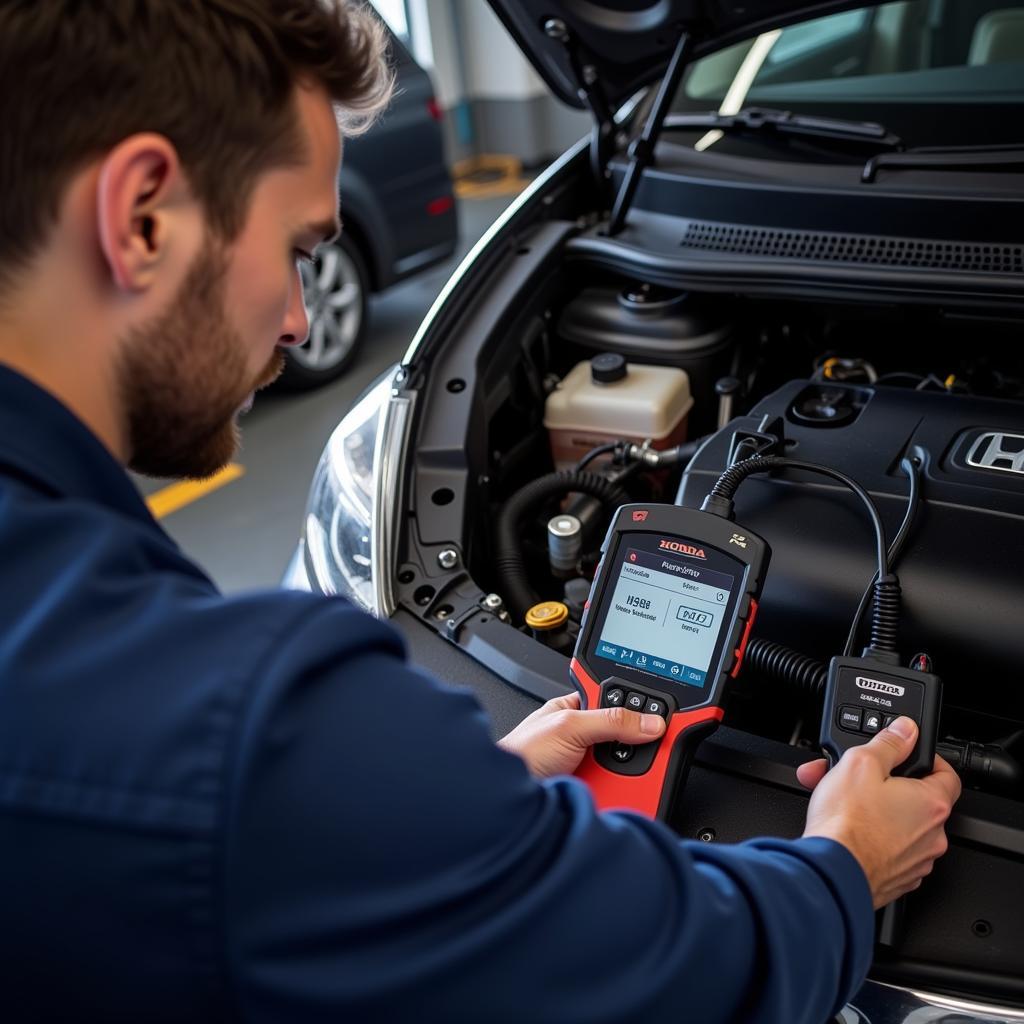 Modern Honda Diagnostic Equipment