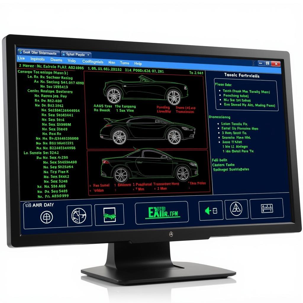 Specialized import car diagnostic software interface