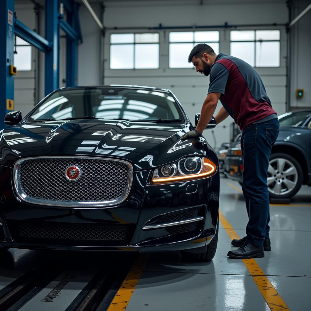 Jaguar Under Inspection