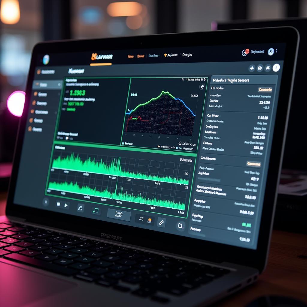 Klavkarr Diagnostic Software Displaying Live Data