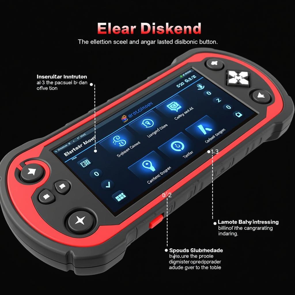 Modern Launcher Car Diagnostic Tool Showing Key Features