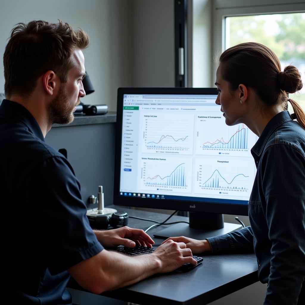 Mechanic Explaining Diagnostic Report in KA18