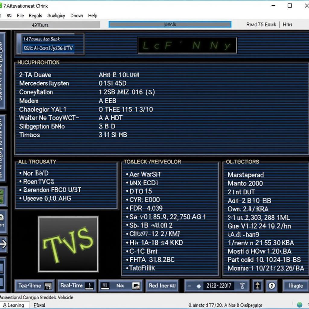 Mercedes Diagnostic Software Interface