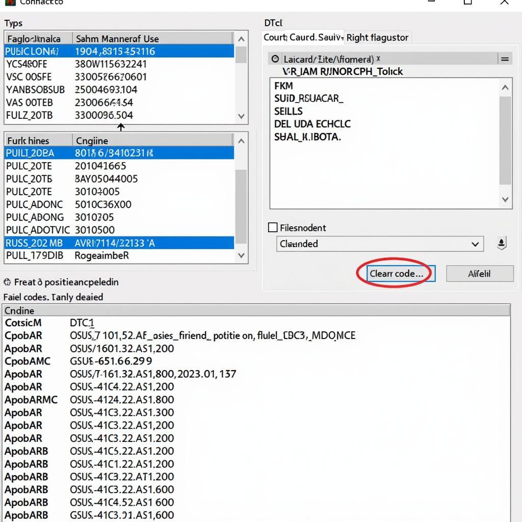 MG Diagnostic Tool Software Interface