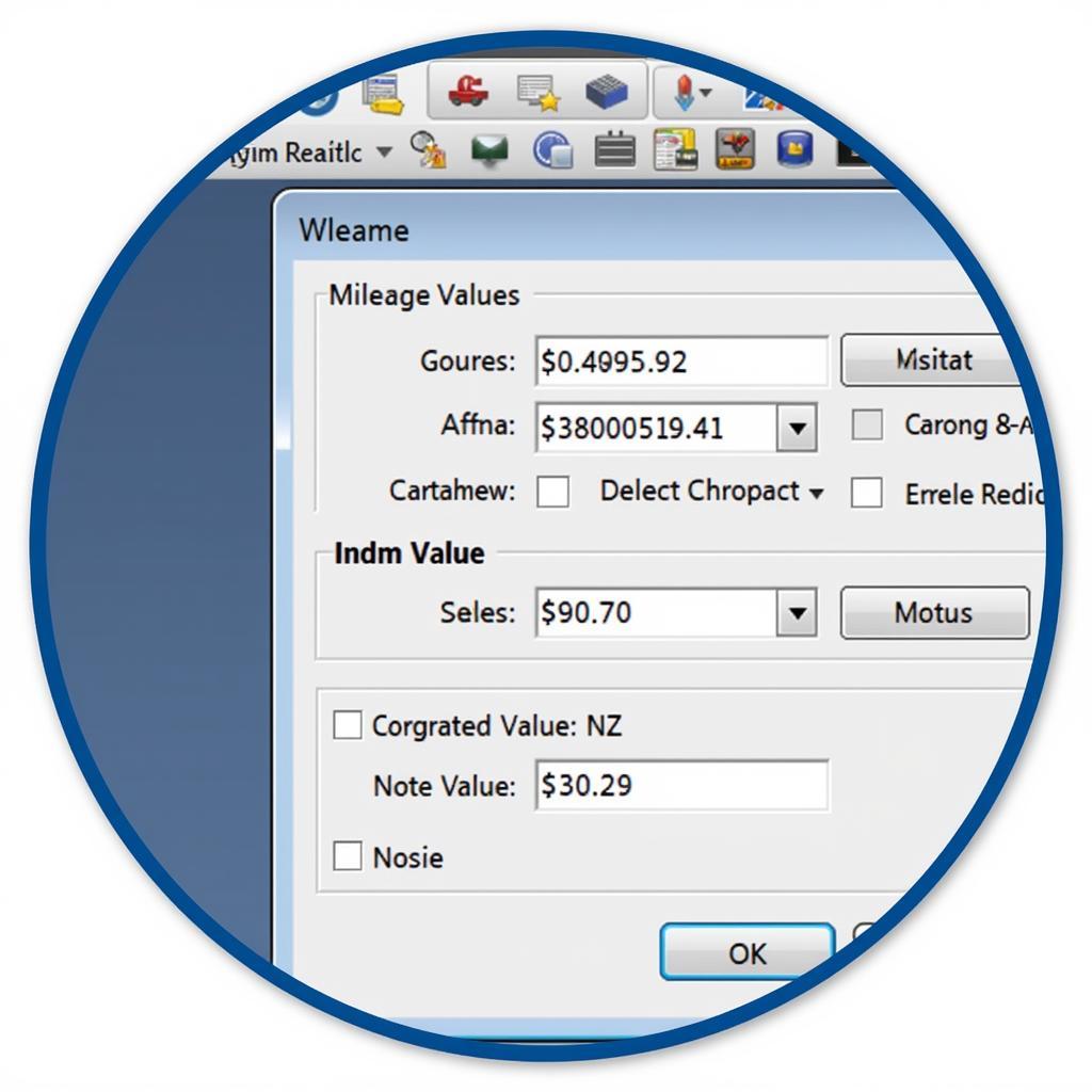 Software Module for Mileage Correction