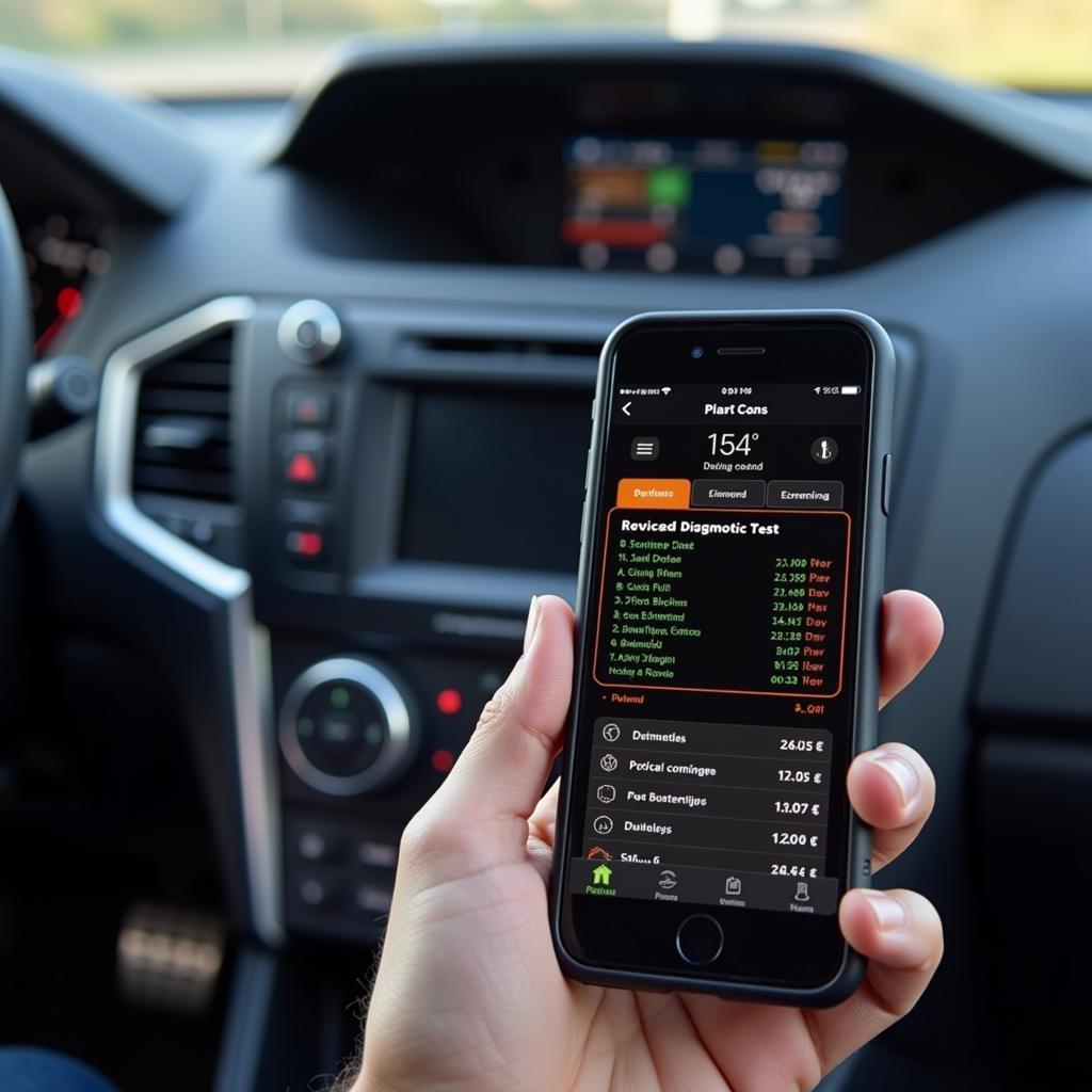 Mobile Car Diagnostic Testing on a Smartphone