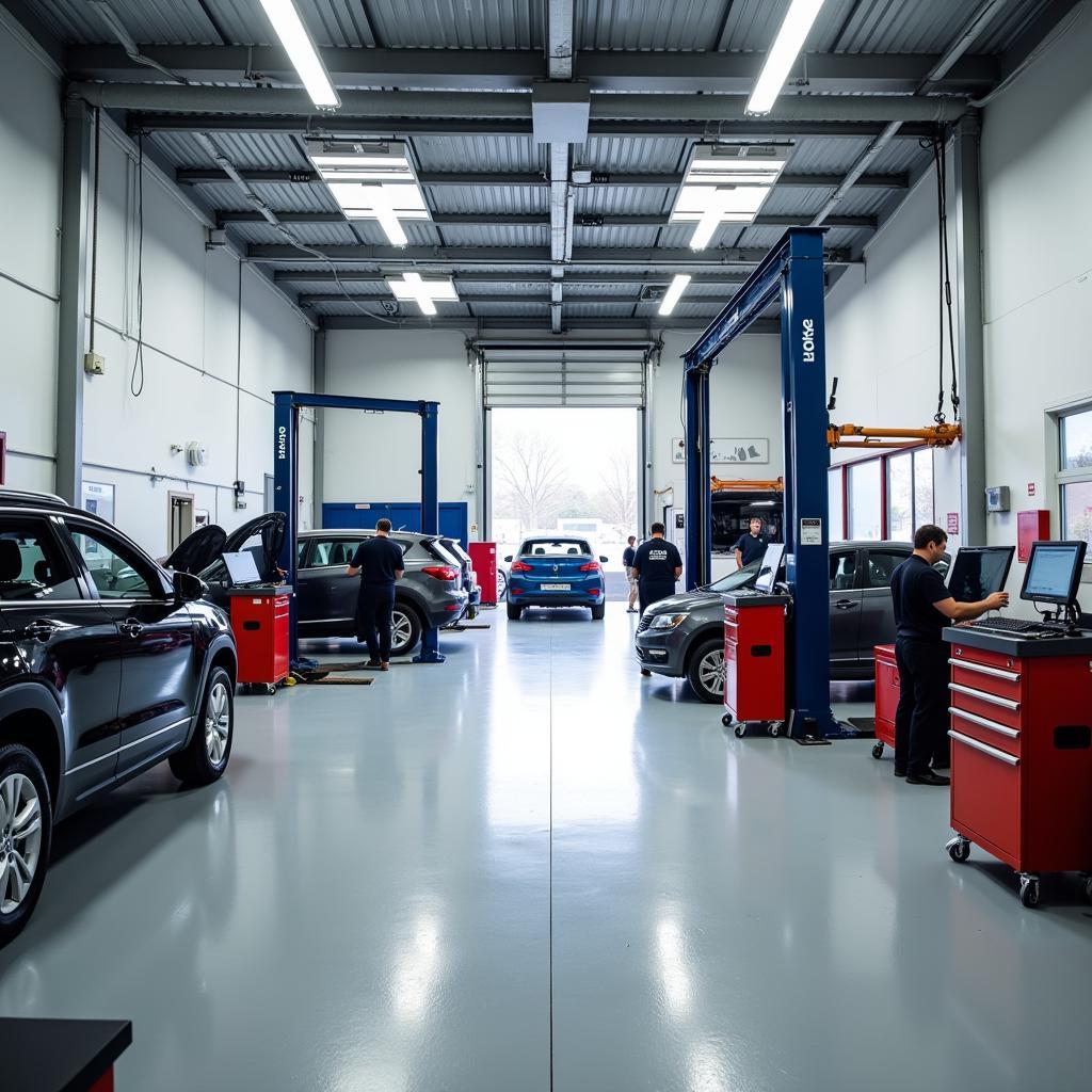 Modern car diagnostic center in Colchester