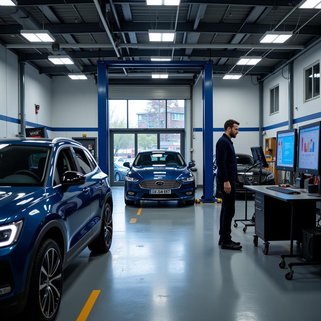 Advanced Diagnostic Equipment in a Liverpool Garage