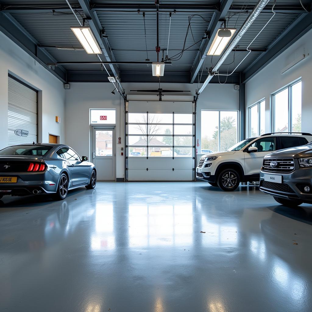 Well-equipped car garage in Slough offering comprehensive car care