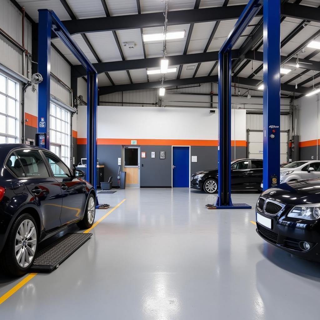 Modern Car Garage in Walsall