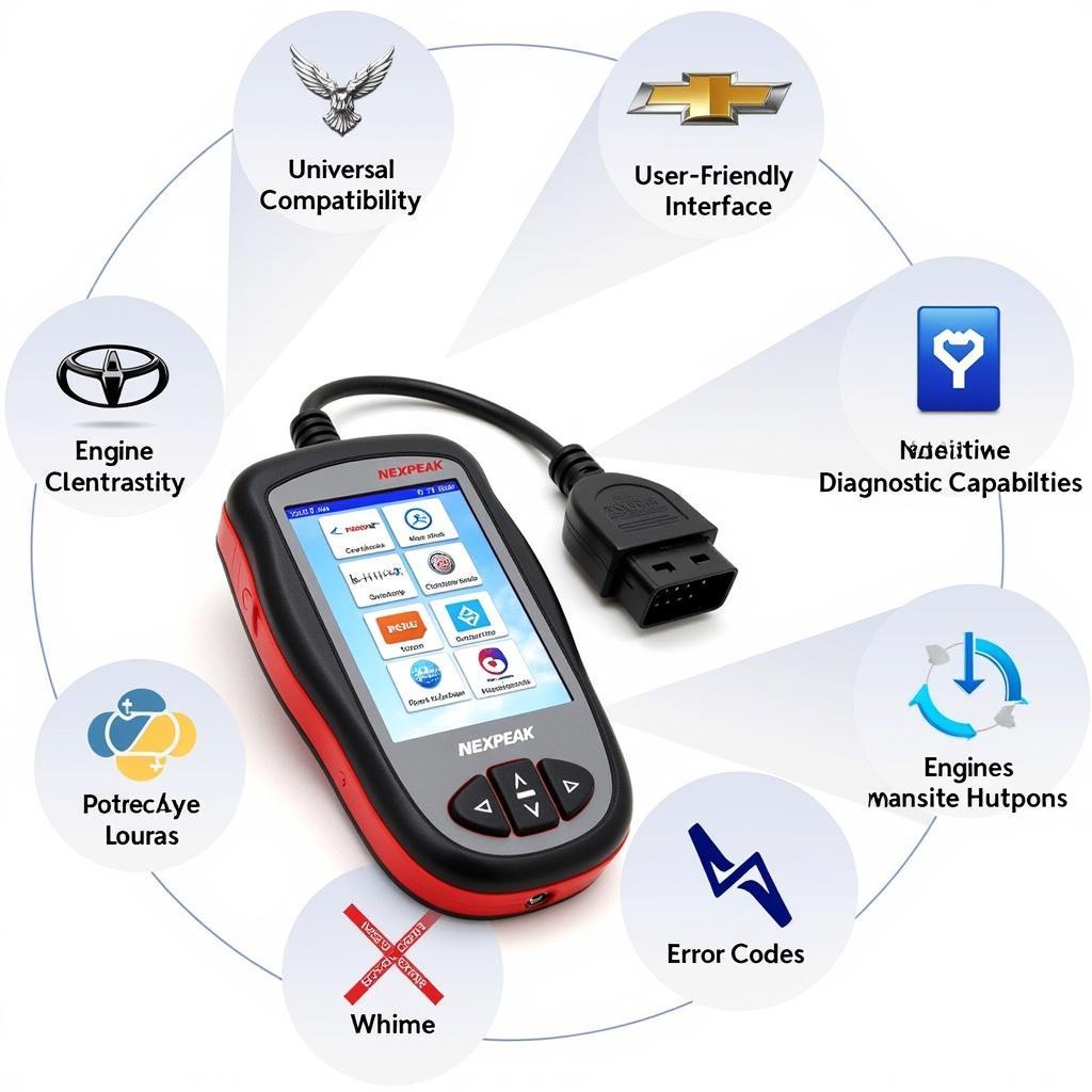 Nexpeak NX301 OBD2 Scanner Features