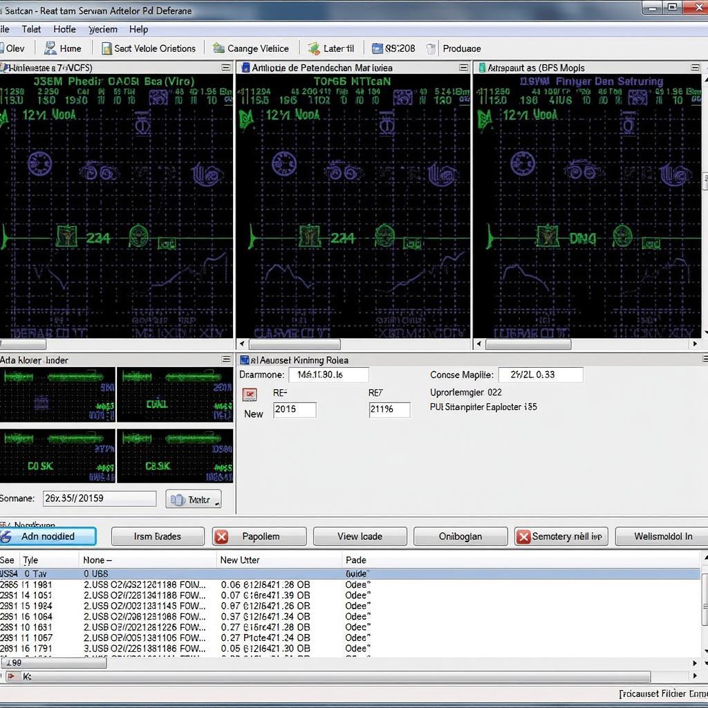 Nissan Diagnostic Software Interface