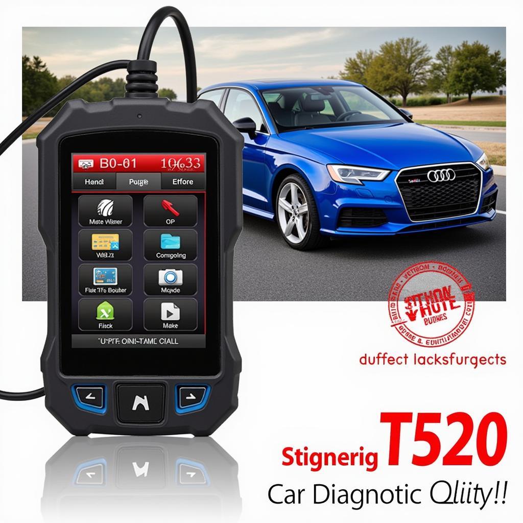 NT520 Car Diagnostic Scanner in Action