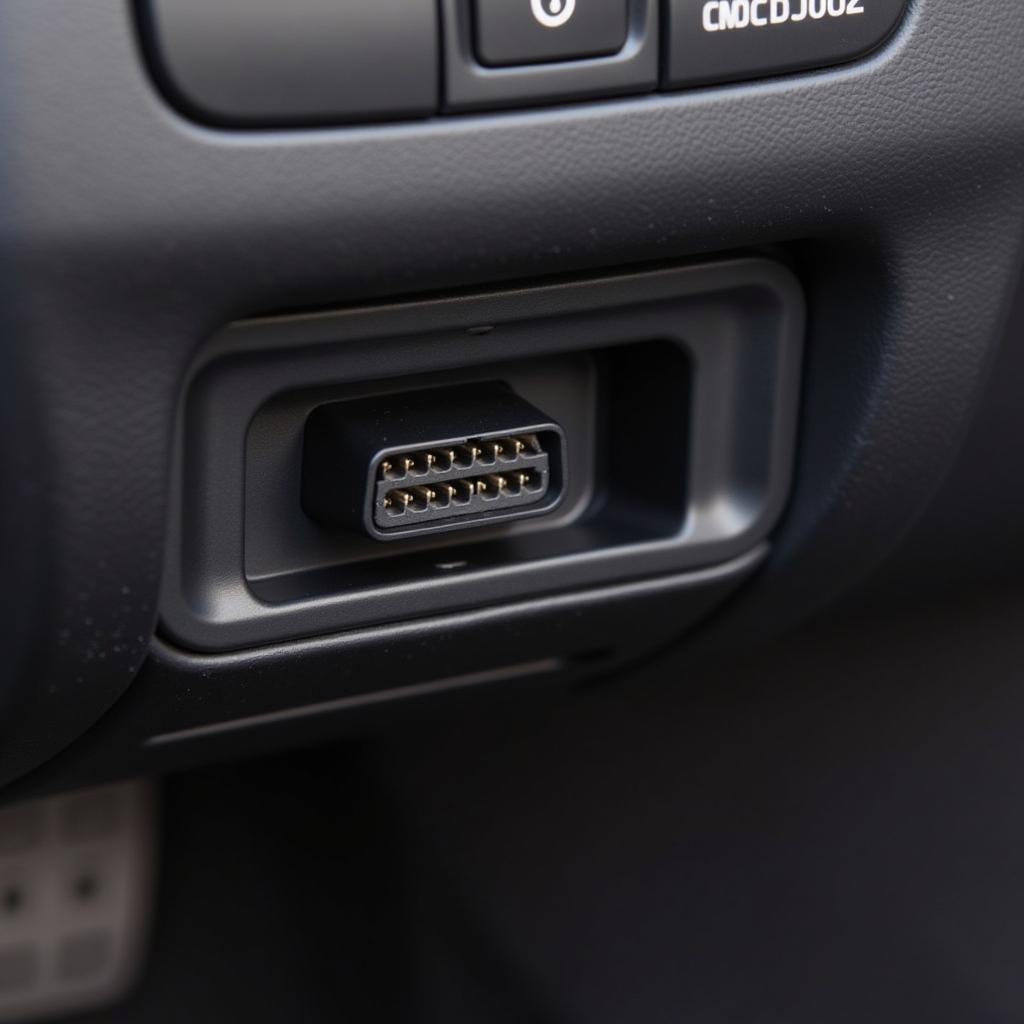 Location of the OBD-II Port in a Car