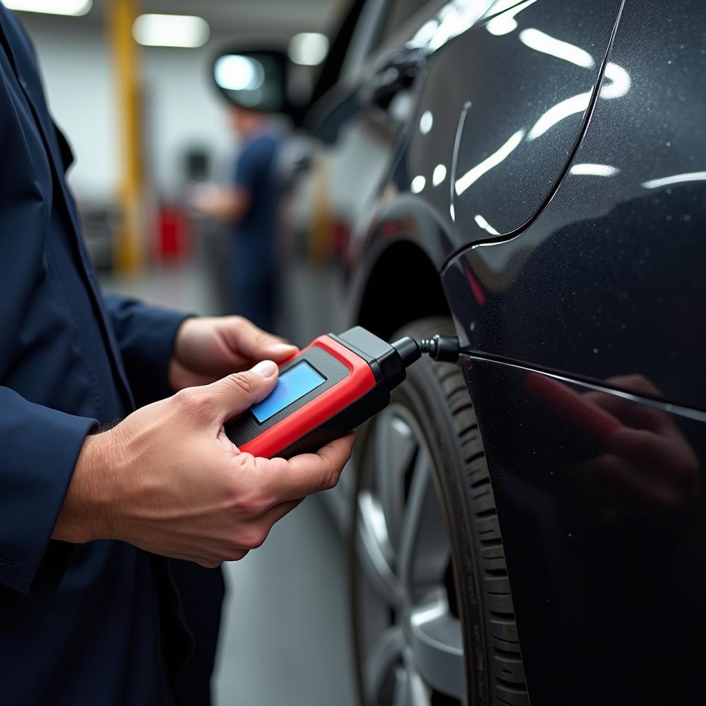 OBD-II Scanner in Use