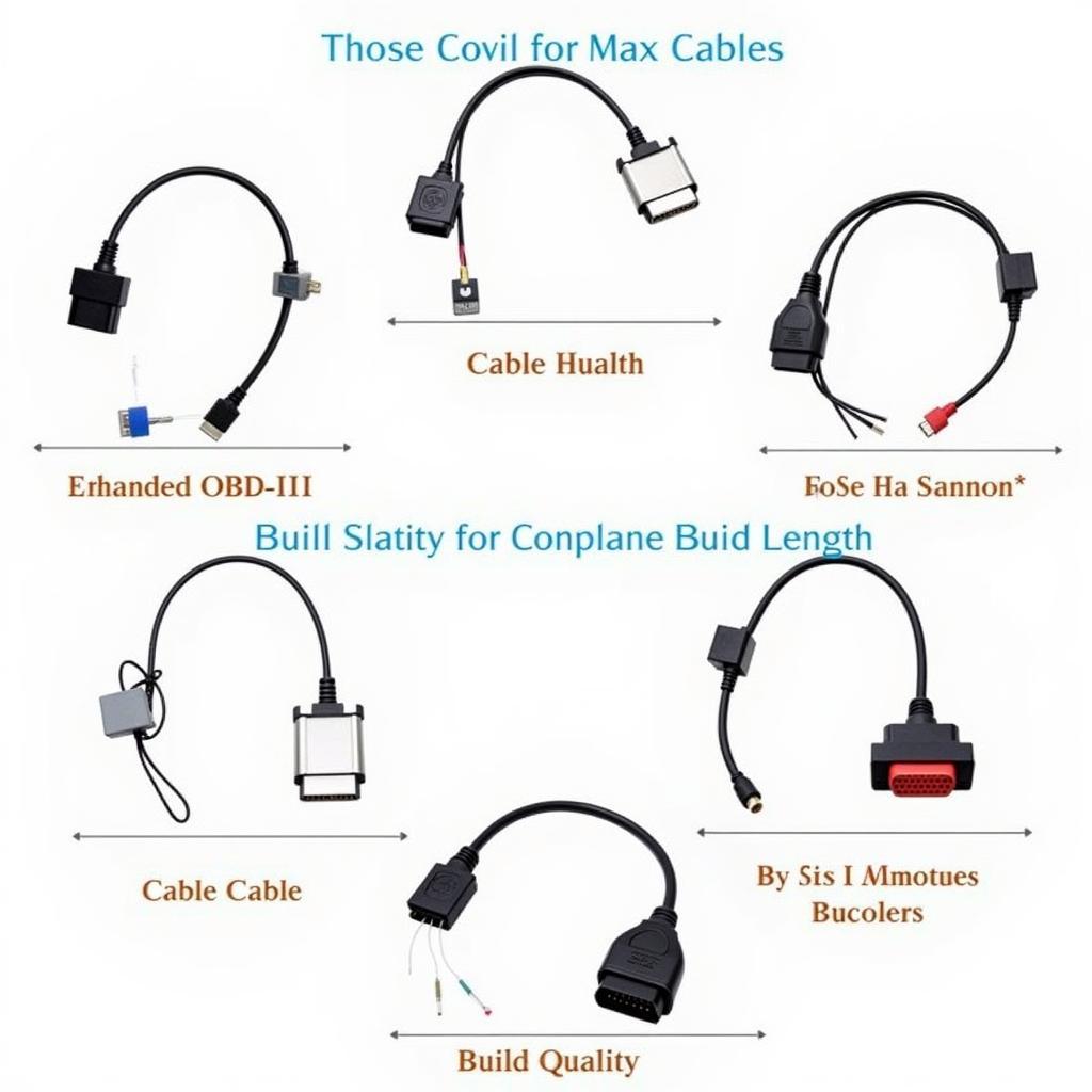 Different Types of OBD2 Cables for Cars