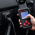 OBD2 Code Reader in Use