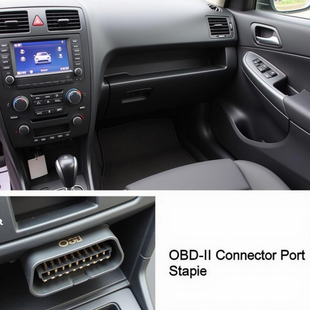 OBD-II Connector in a Car