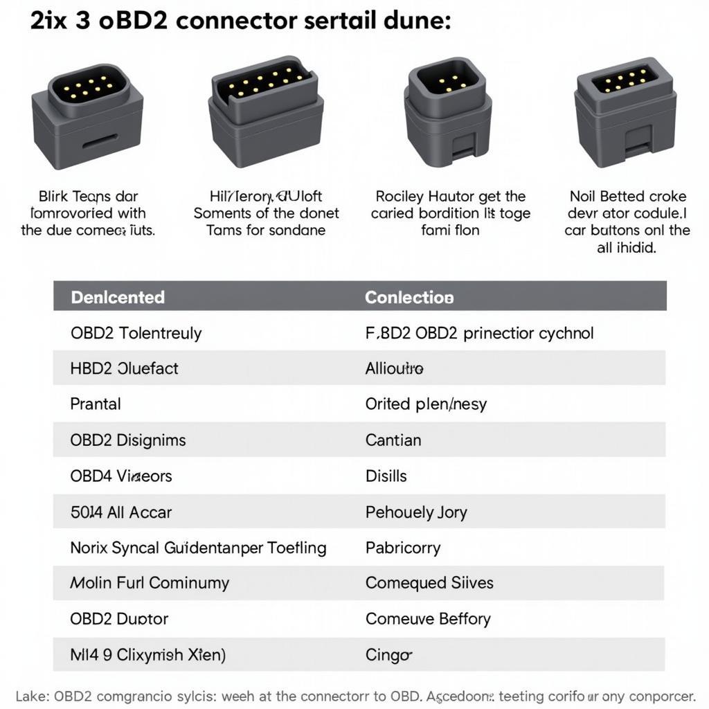 OBD2 Connector Types and Protocols