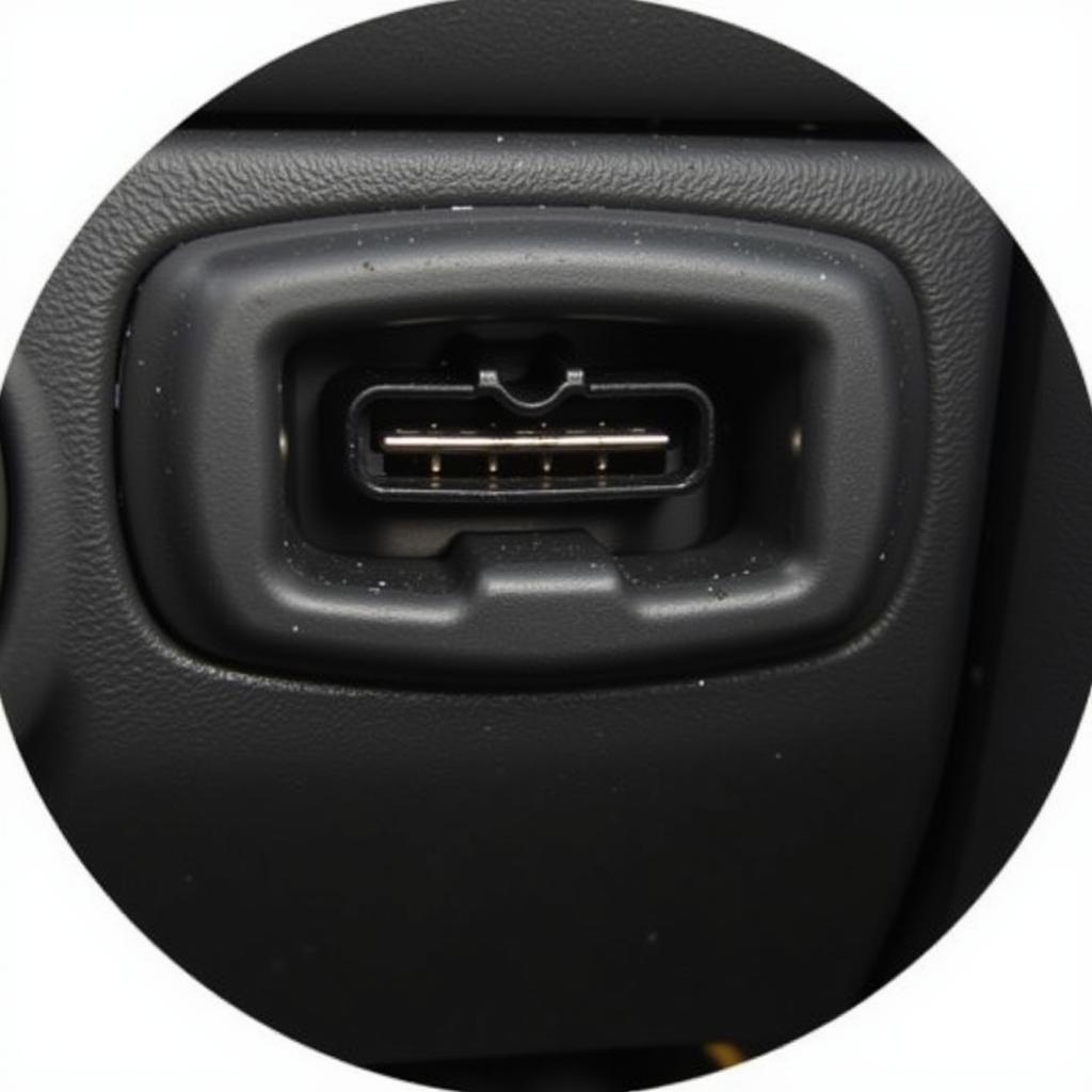 OBD-II Port Location Under Dashboard