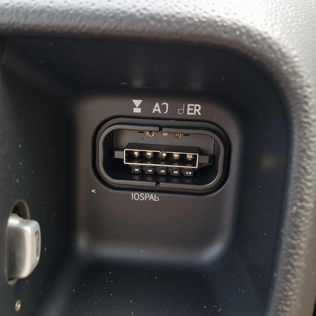 OBD2 port location in Vauxhall Astra DTI